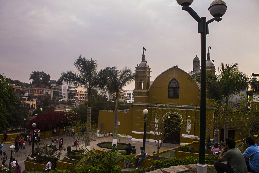 El barrio mas pupuloso de Lima conocido como Barranco