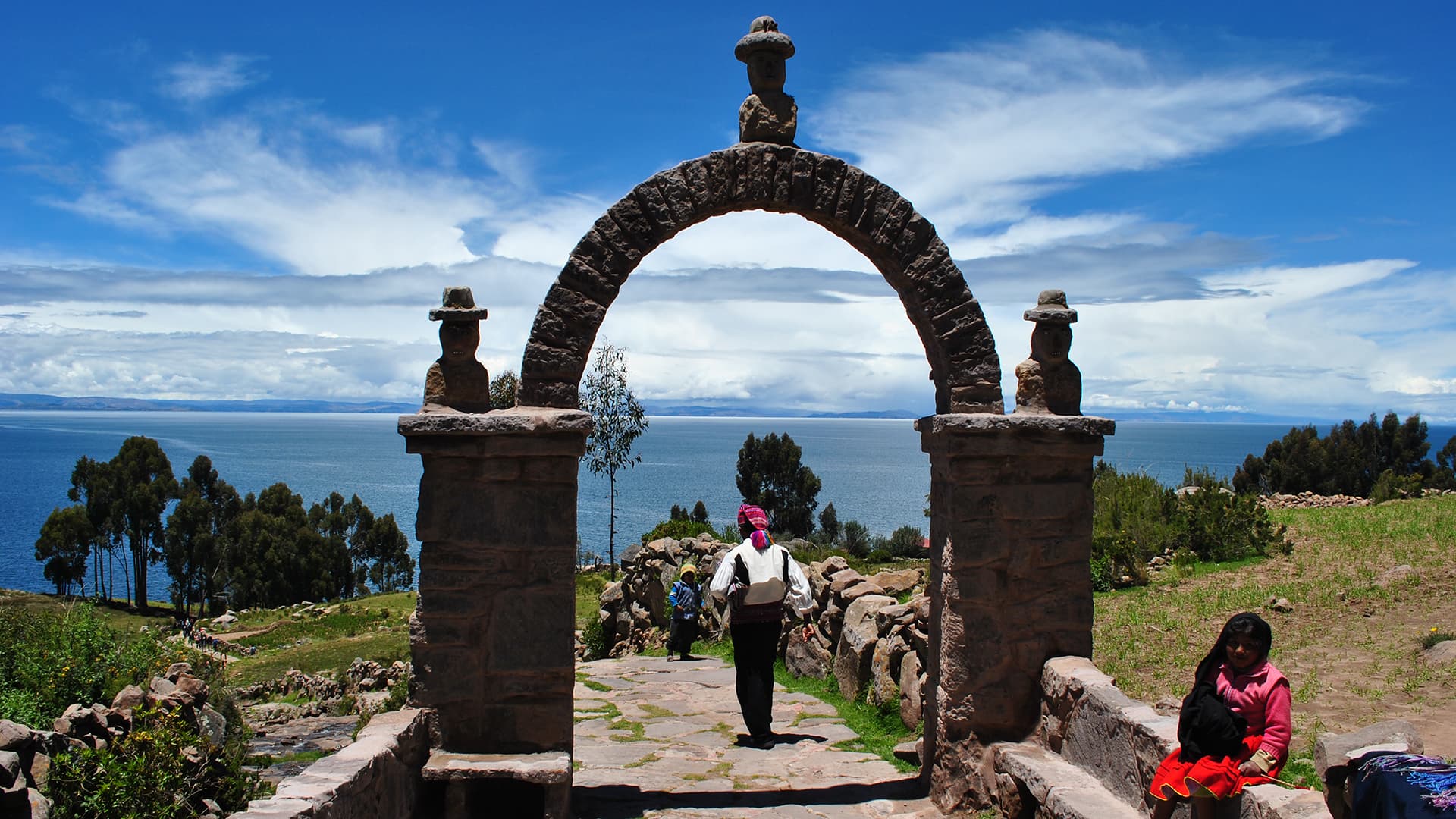Lago Titicaca isla Mantani