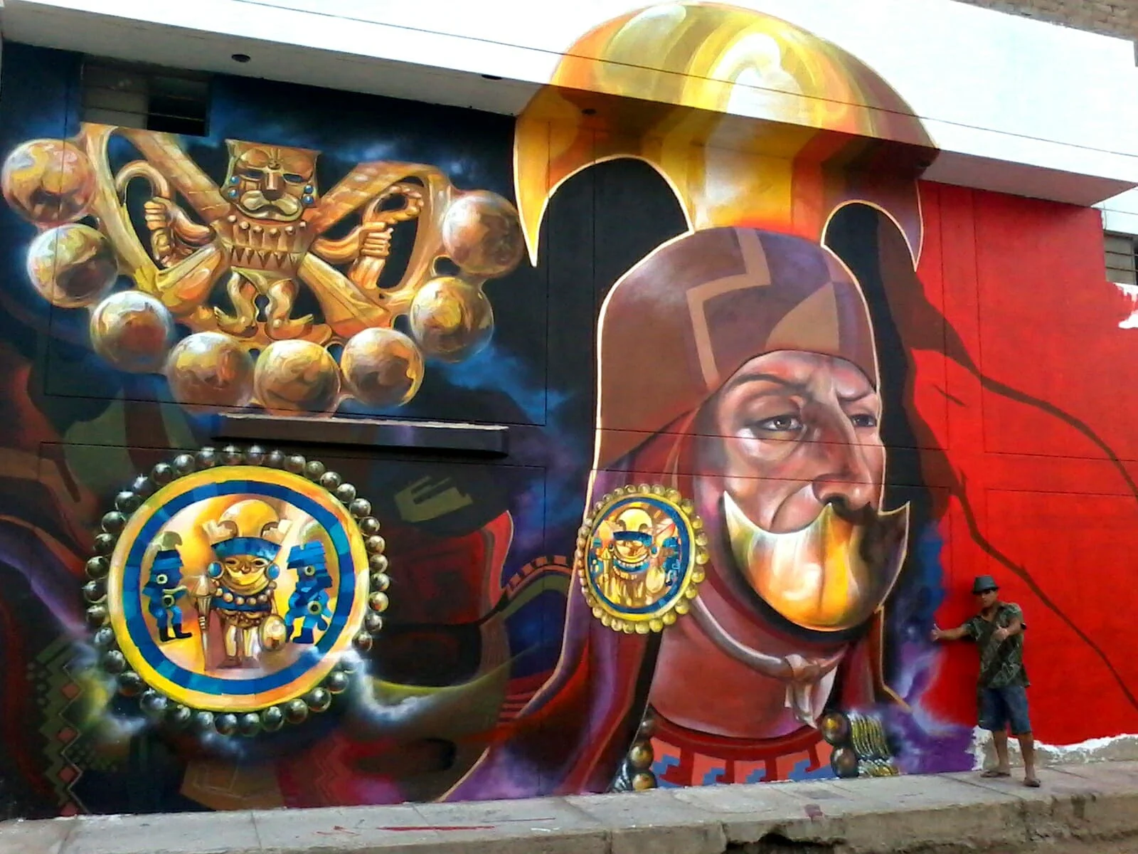 street art of lord of sipan