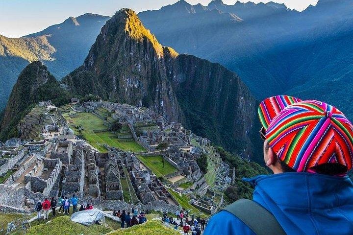 Primera vista de Machu Picchu